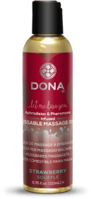 Dona Kissable Massage Oil Strawberry Souffle 3.75oz